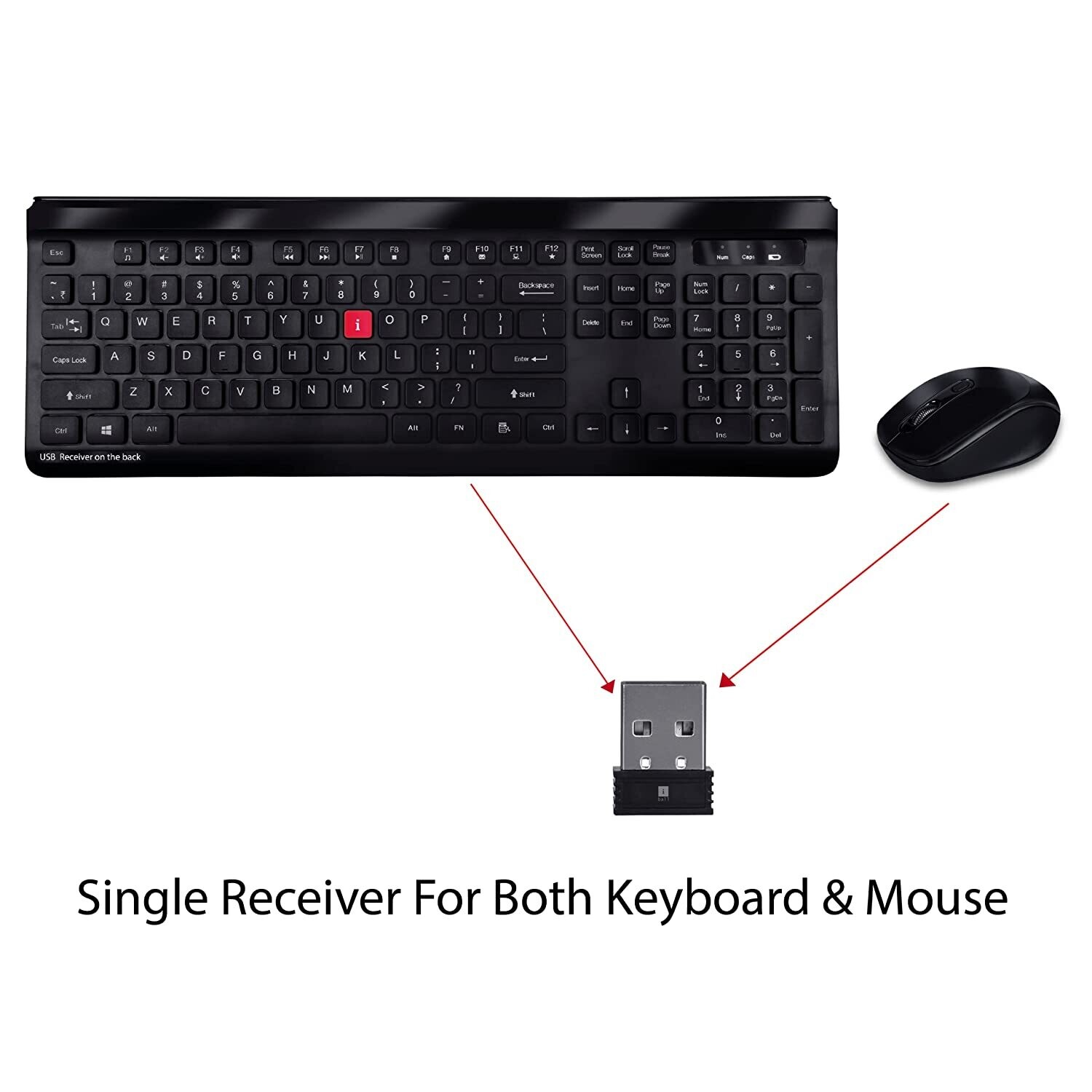 iBall Magical Duo 2 Wireless Keyboard Mouse iBall Magical Duo 2 Wireless Keyboard Mouse