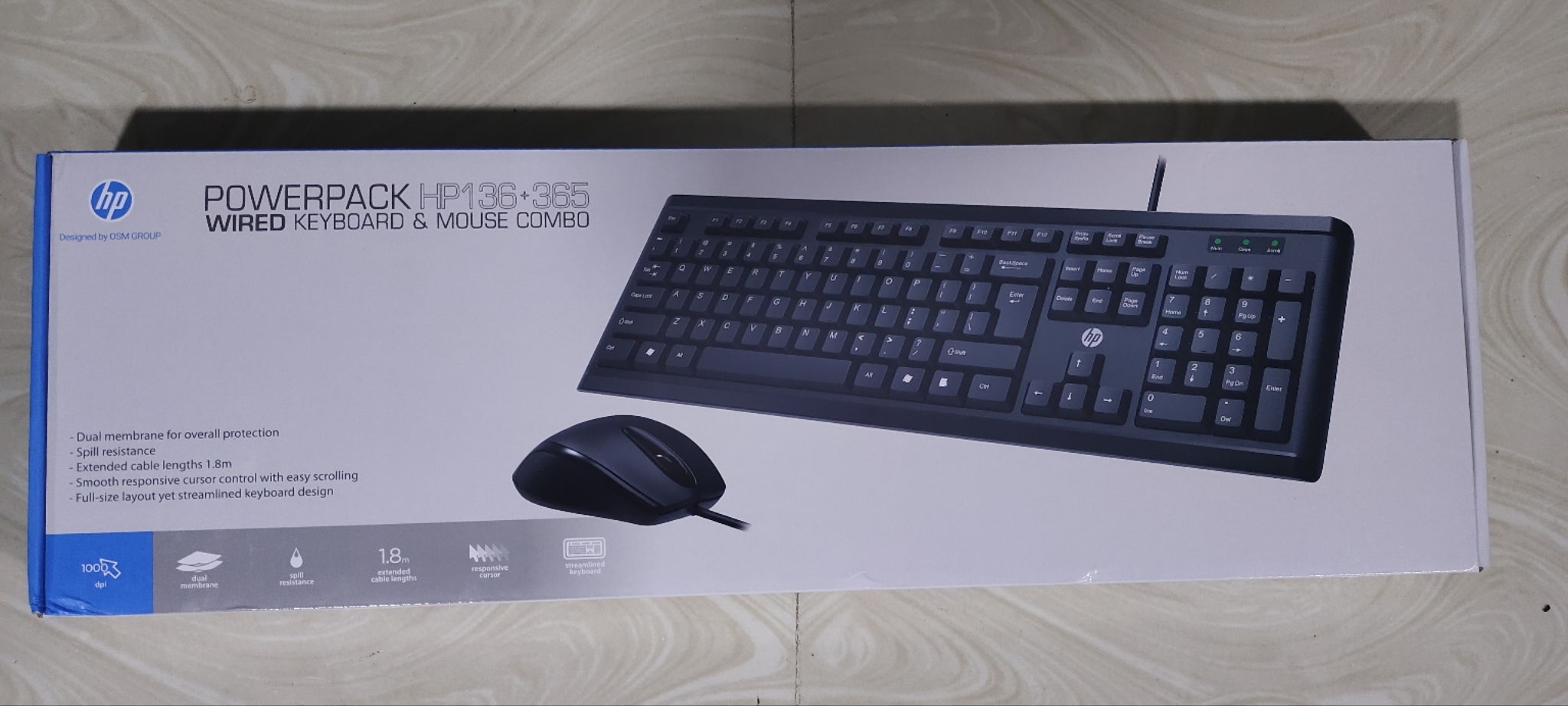 Hp Powerpack Wired Keyboard Mouse
