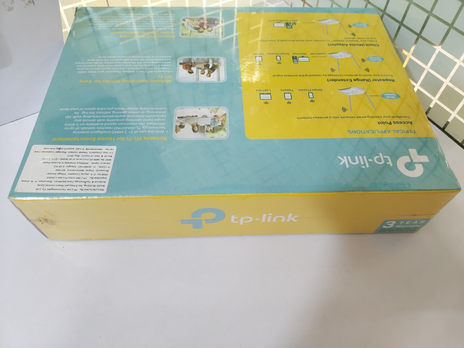 TP-Link WA801ND Wireless N Access Point, N300Mbps