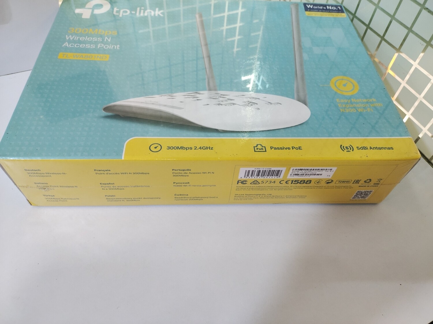 TP-Link WA801ND Wireless N Access Point, N300Mbps