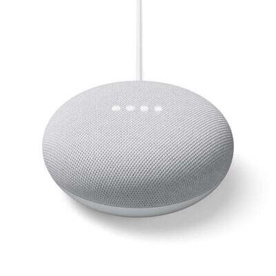 Google Nest Mini 2nd Gen, Smart Speaker, Chalk