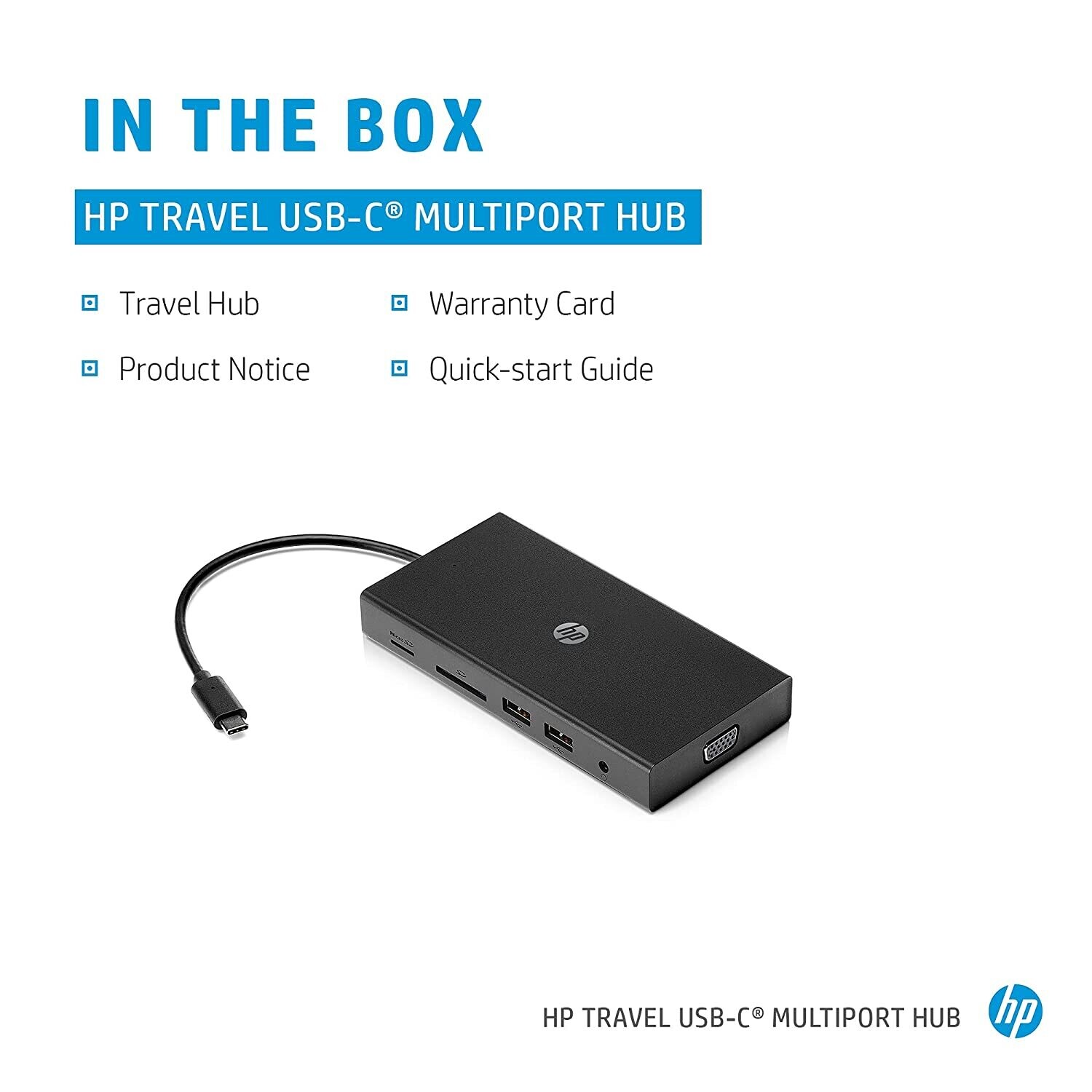 HP Travel USB-C Multi Port Hub Docking Station HP Travel USB-C Multi Port Hub Docking Station
