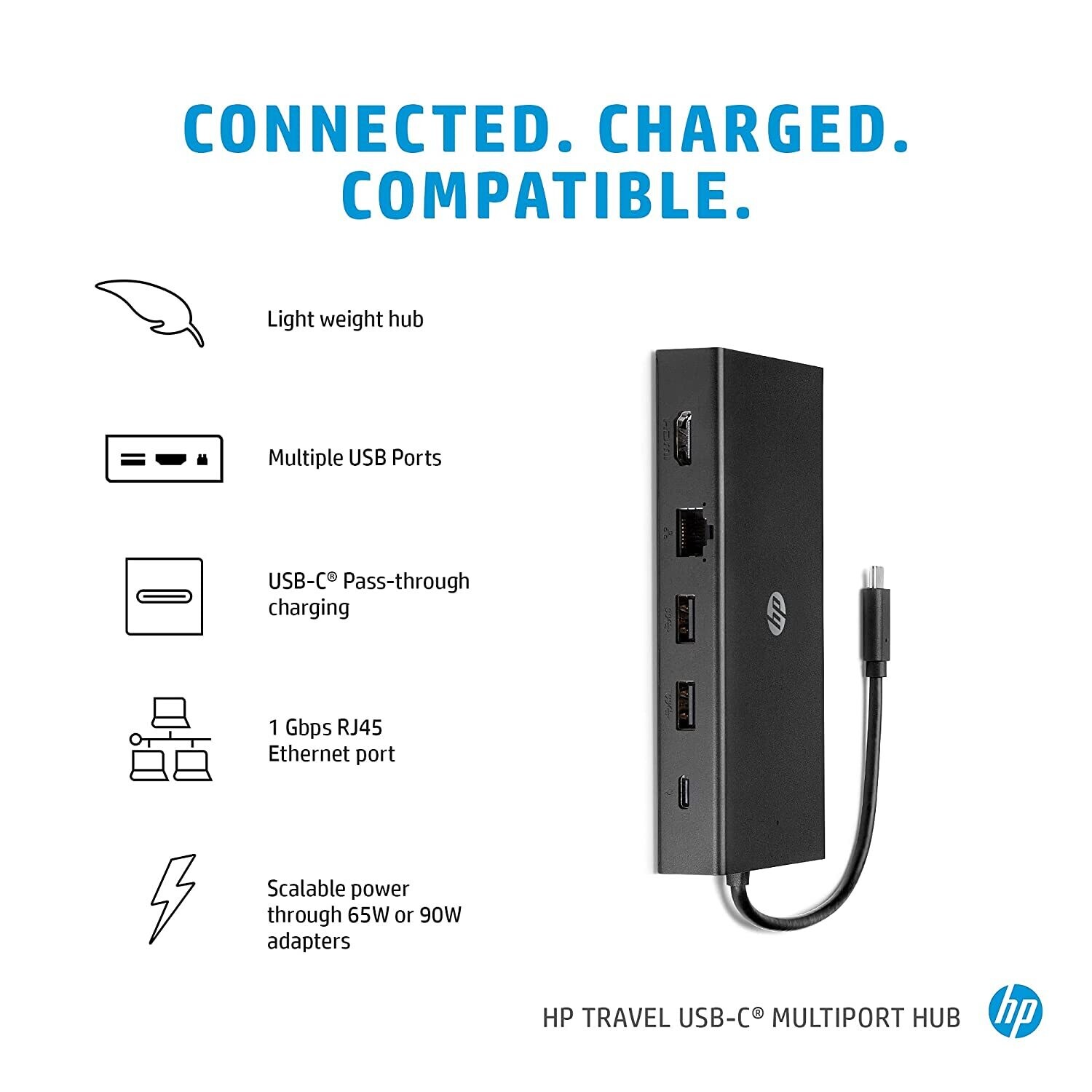 HP Travel USB-C Multi Port Hub Docking Station HP Travel USB-C Multi Port Hub Docking Station