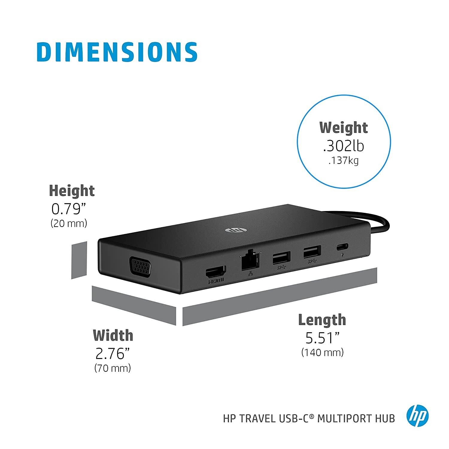 HP Travel USB-C Multi Port Hub Docking Station HP Travel USB-C Multi Port Hub Docking Station