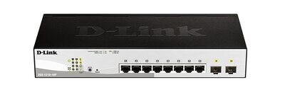 D-Link DGS-1210-10P 8 Port PoE with 2 Combo SFP ports