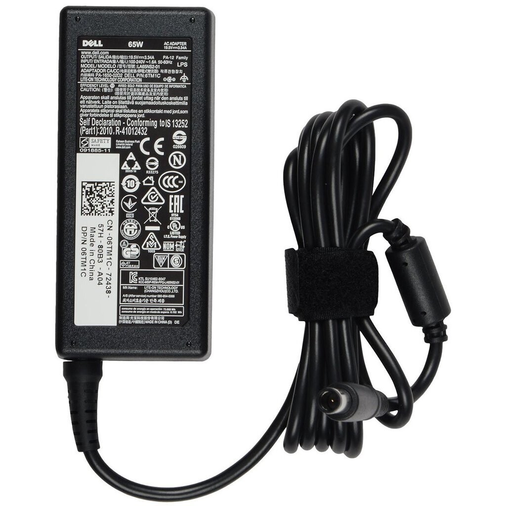 Dell 6TM1C Laptop Charger, 19.5V 3.34A 65W Adapter