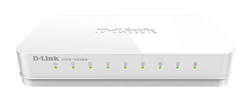 D-Link DGS-1008A 8-Port Gigabit Desktop Switch D-Link DGS-1008A 8-Port Gigabit Desktop Switch