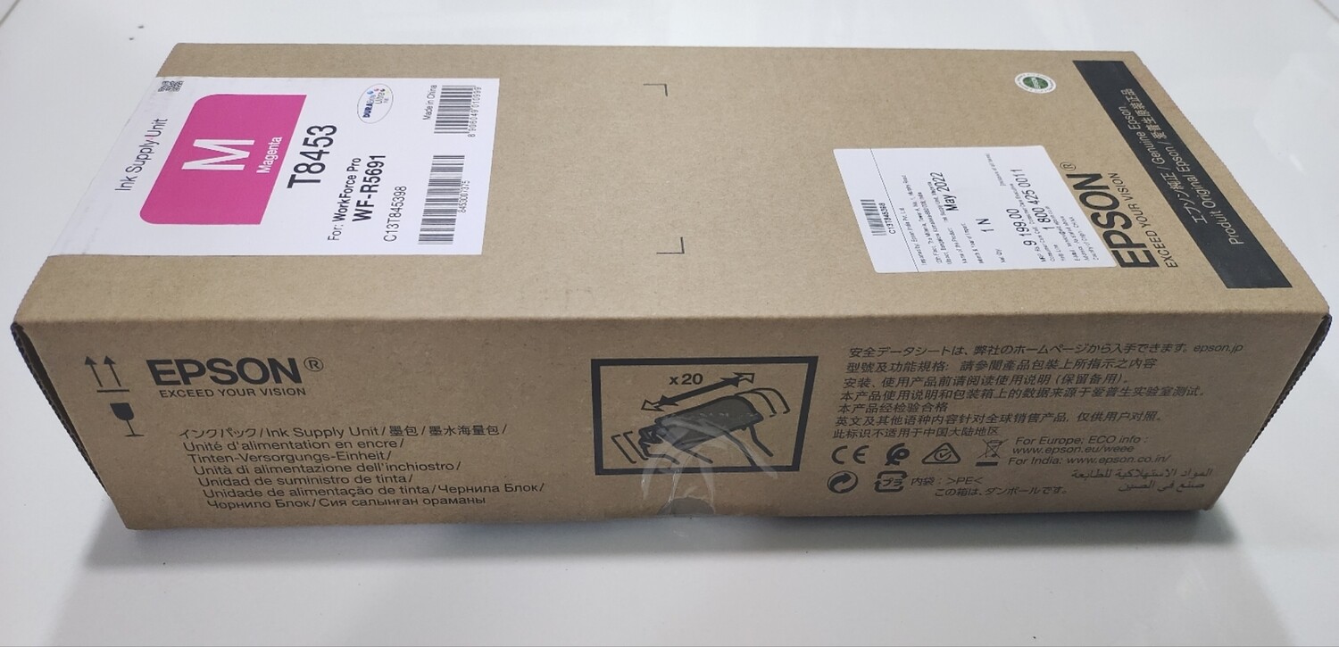 Epson T8453 Ink Cartridge, Magenta Epson T8453 Ink Cartridge, Magenta