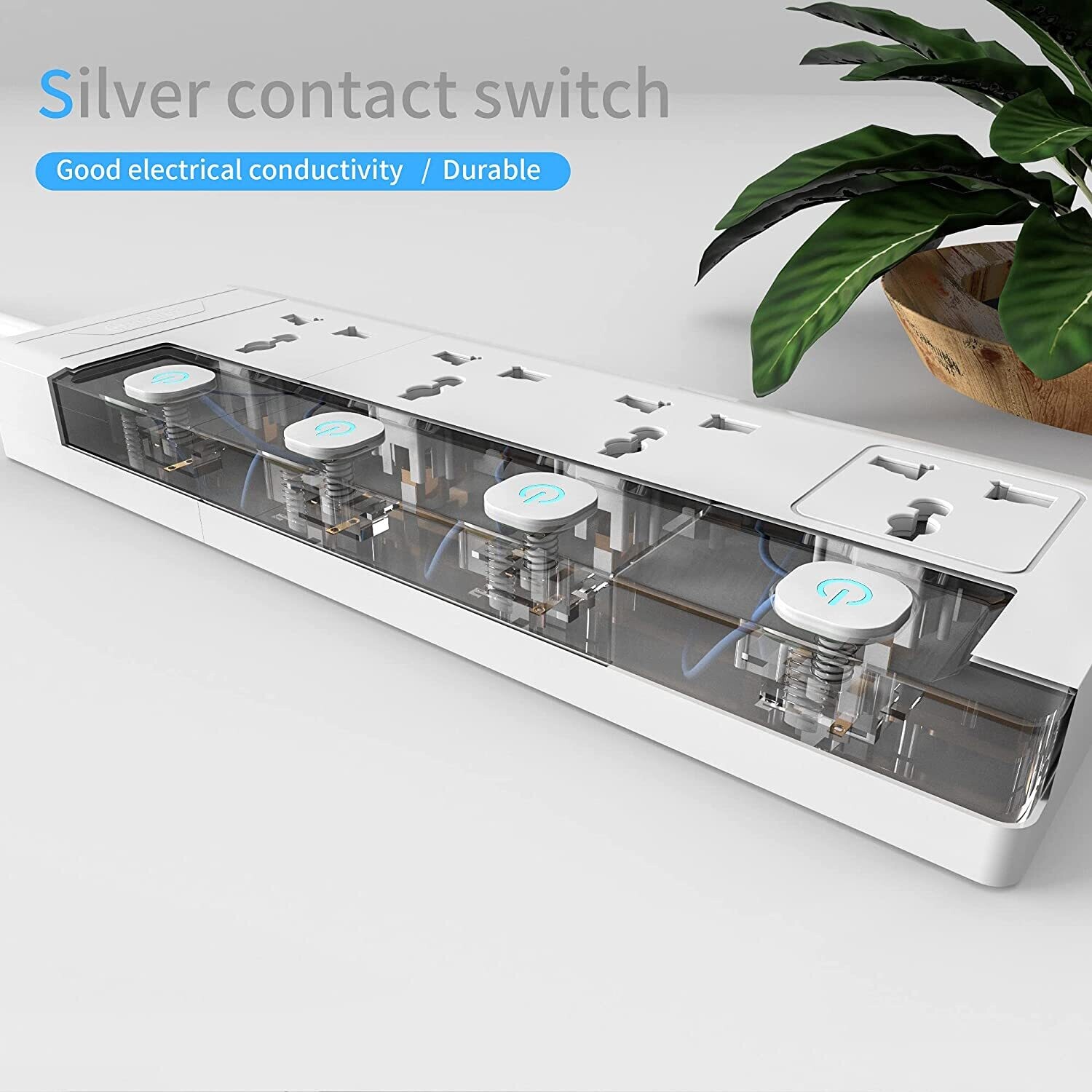 Cablet 4 Universal Socket, 4 Switch and 1.8m Extension Boards Cablet 4 Universal Socket, 4 Switch and 1.8m Extension Boards