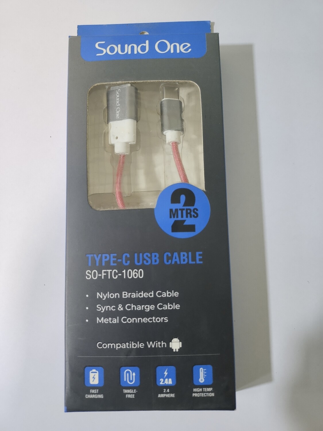 Sound One 2mtr TYPE-C USB Cable