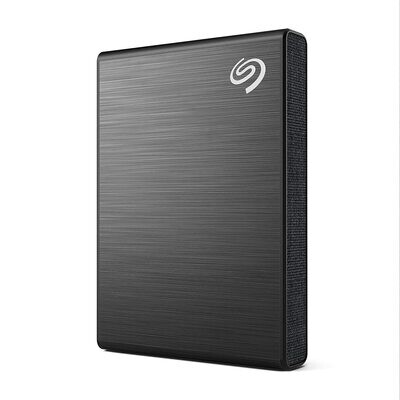 Seagate One Touch 500 GB External Portable SSD Black