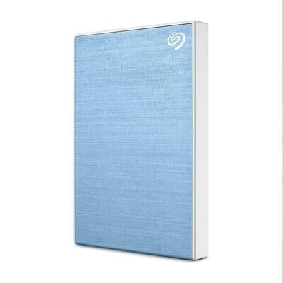 Seagate One Touch 2TB External HDD with Password Protection – Light Blue