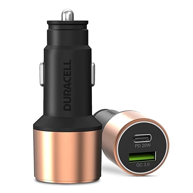 Duracell 38W Fast Car Charger Adapter