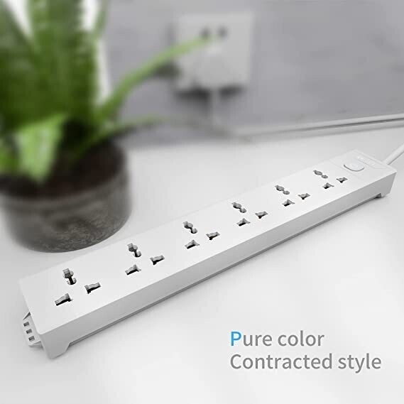 Cablet 6 Sockets, 1 Switch 1.8 mtr Extension Board Cablet 6 Sockets, 1 Switch 1.8 mtr Extension Board