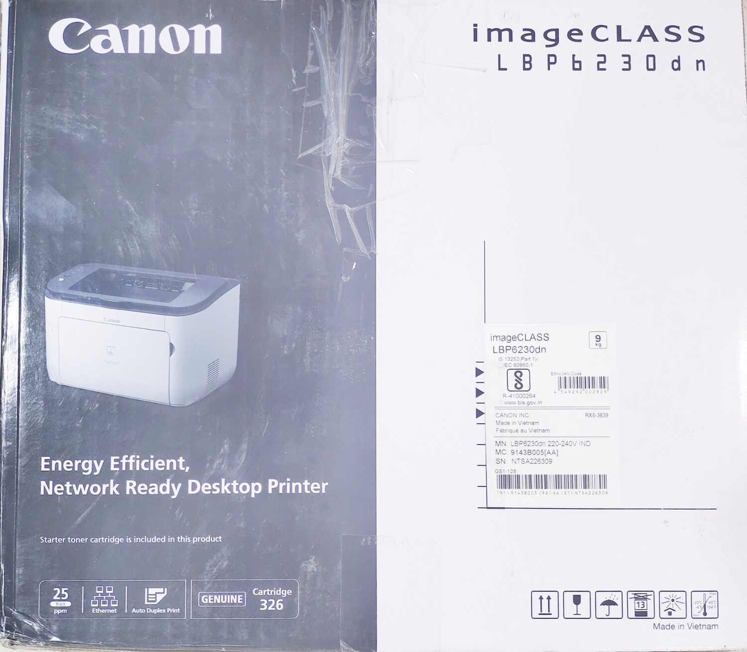 Canon LBP6230dn Single Function 25ppm Laser Printer Canon LBP6230dn Single Function 25ppm Laser Printer
