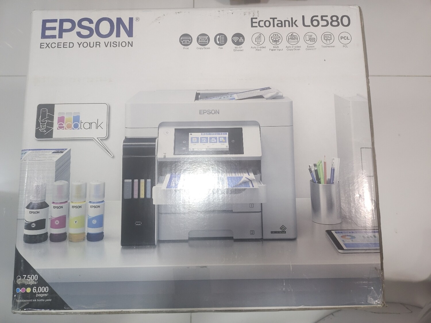 Epson EcoTank L6580 Wi-Fi Duplex Multifunction Printer Epson EcoTank L6580 Wi-Fi Duplex Multifunction Printer