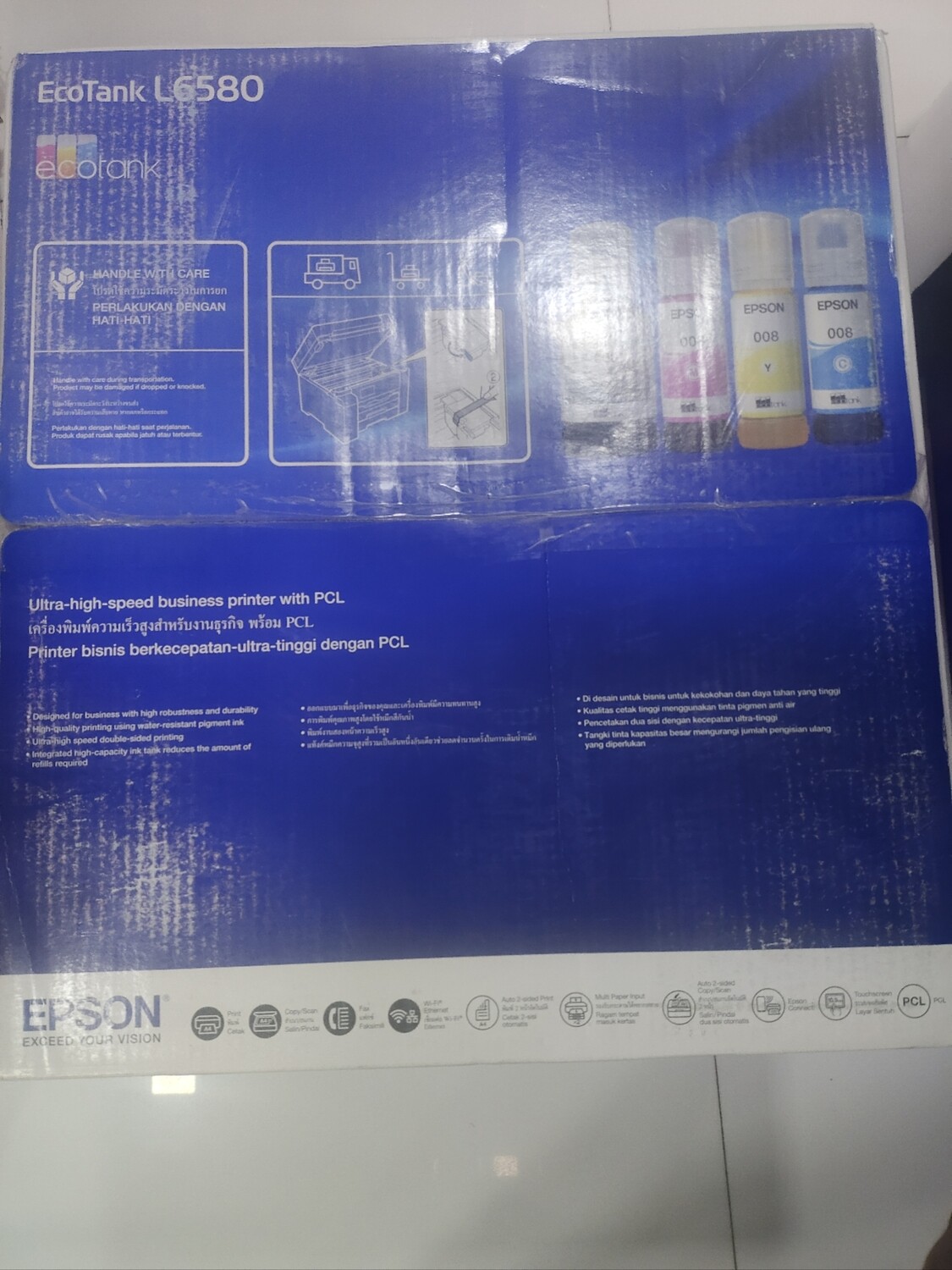 Epson EcoTank L6580 Wi-Fi Duplex Multifunction Printer Epson EcoTank L6580 Wi-Fi Duplex Multifunction Printer