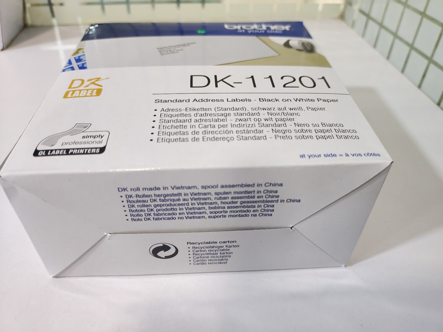 Brother DK11201 Standard Address Label, 29mm X 90mm X 400pcs