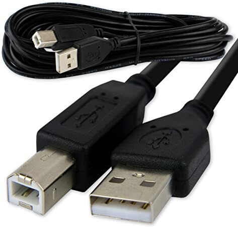 4.5mtr/5mtr USB Printer Cable (Black) 4.5mtr/5mtr USB Printer Cable (Black)