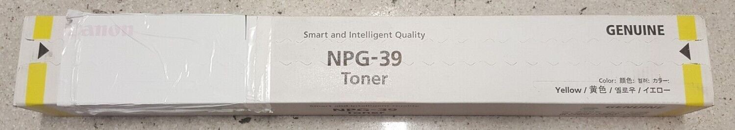 Canon NPG 39 Yellow Toner Cartridge Canon NPG 39 Yellow Toner Cartridge