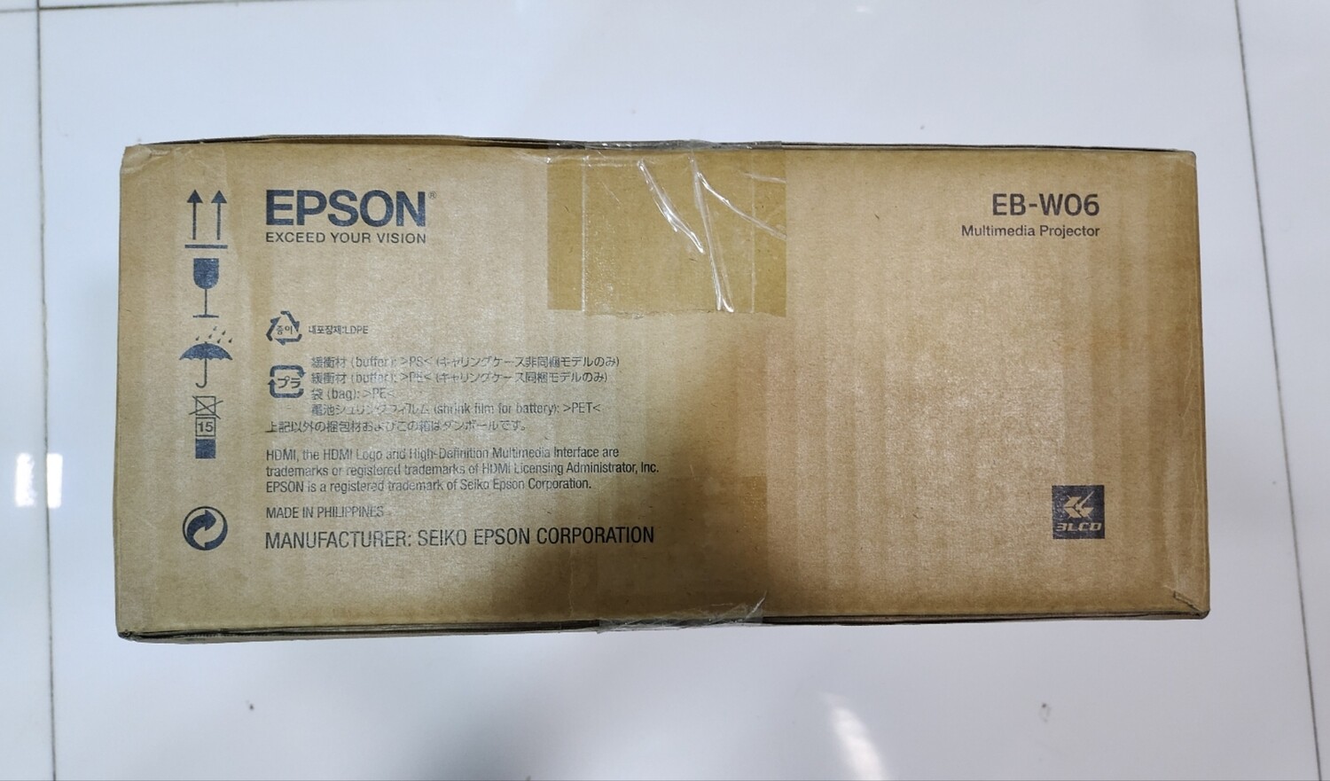 Epson EB-W06 WXGA 3LCD Projector