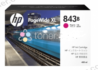 HP 843B 400-ml Magenta PageWide XL Ink Cartridge (C1Q63A)