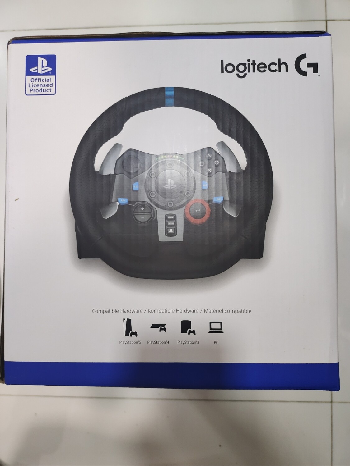 Logitech G29 Driving Force Racing Wheel and Floor Pedals, Real Force,