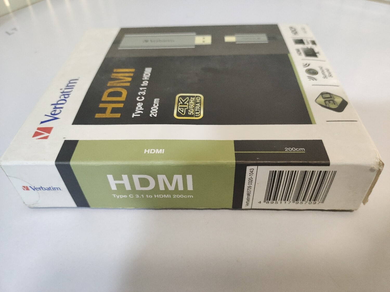 Verbatim 2mtr Type-C to HDMI Naylon Cable