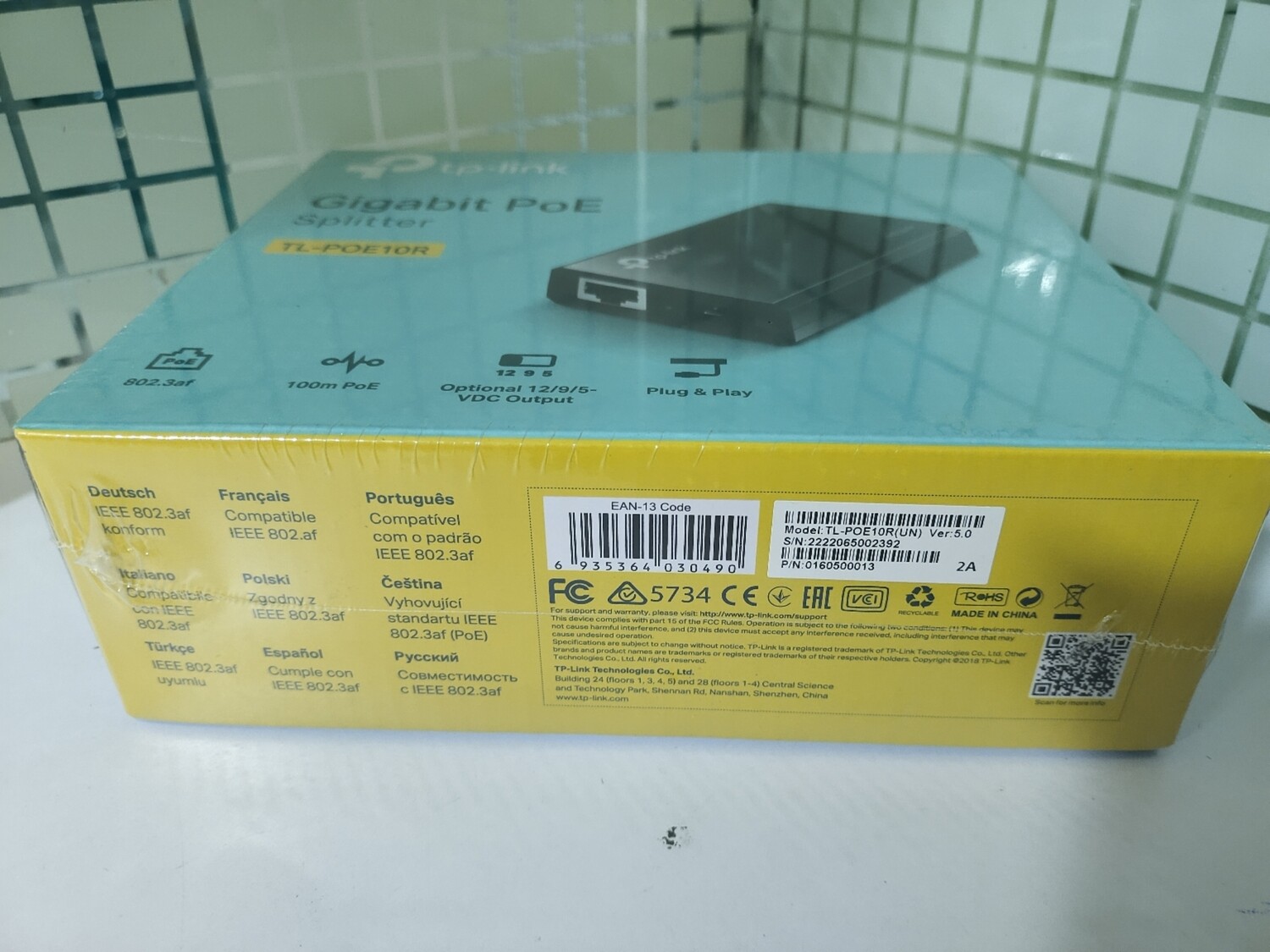 TP-Link POE10R PoE Splitter Adapter