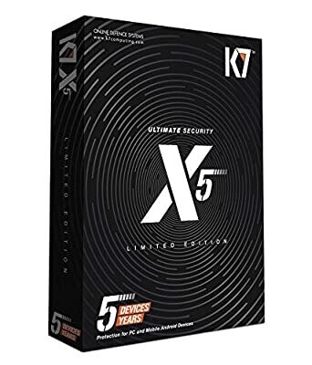 New, 5 User, 1 Year, K7 Ultimate Security New, 5 User, 1 Year, K7 Ultimate Security