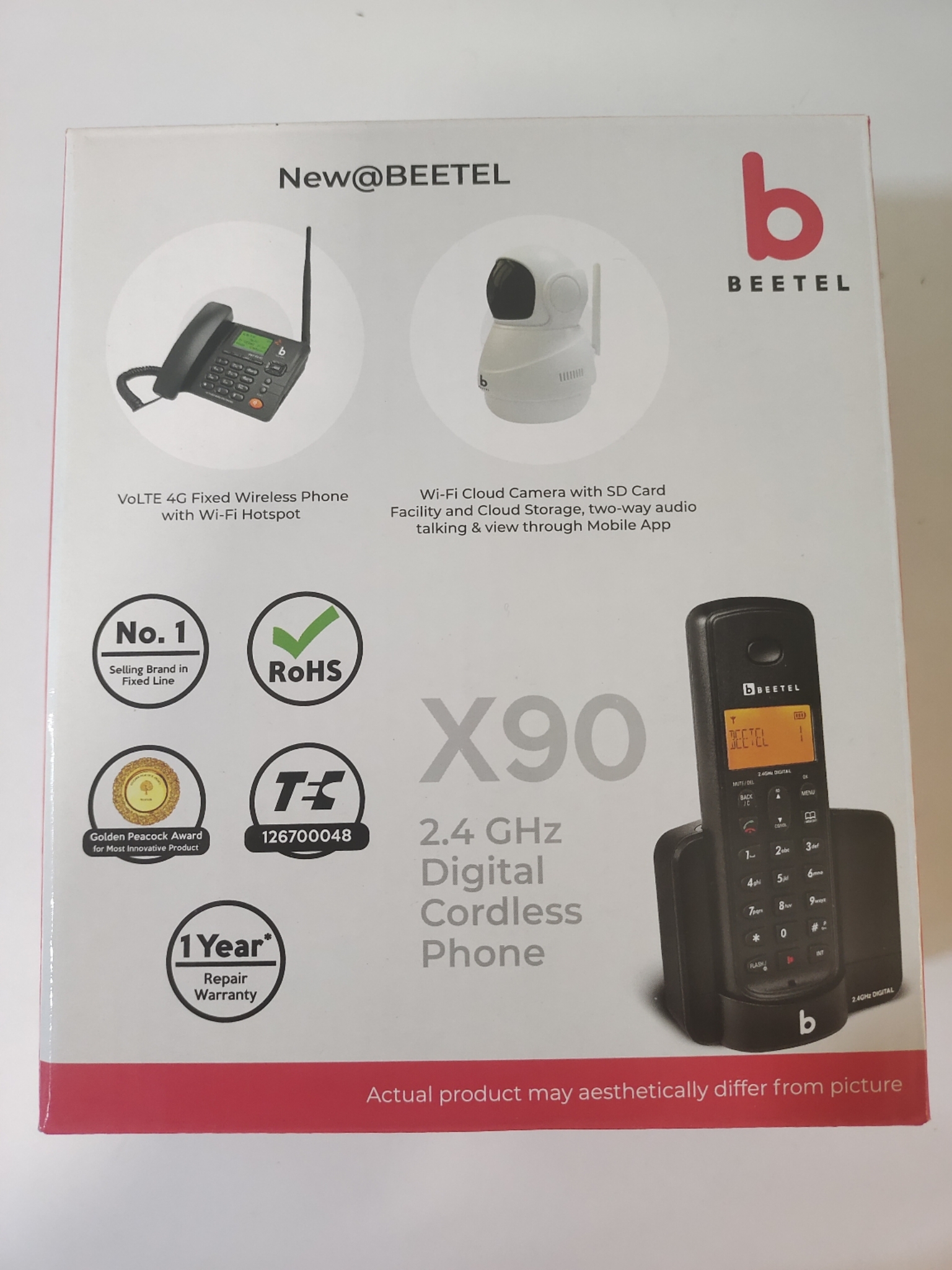 Beetel X90 Cordless Landline Phone, 57% OFF