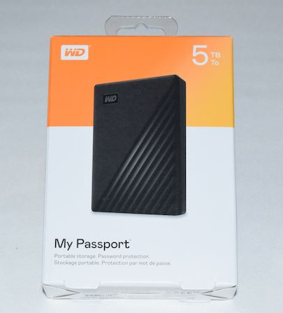 WD 5TB My Passport Portable Hard Disk Drive