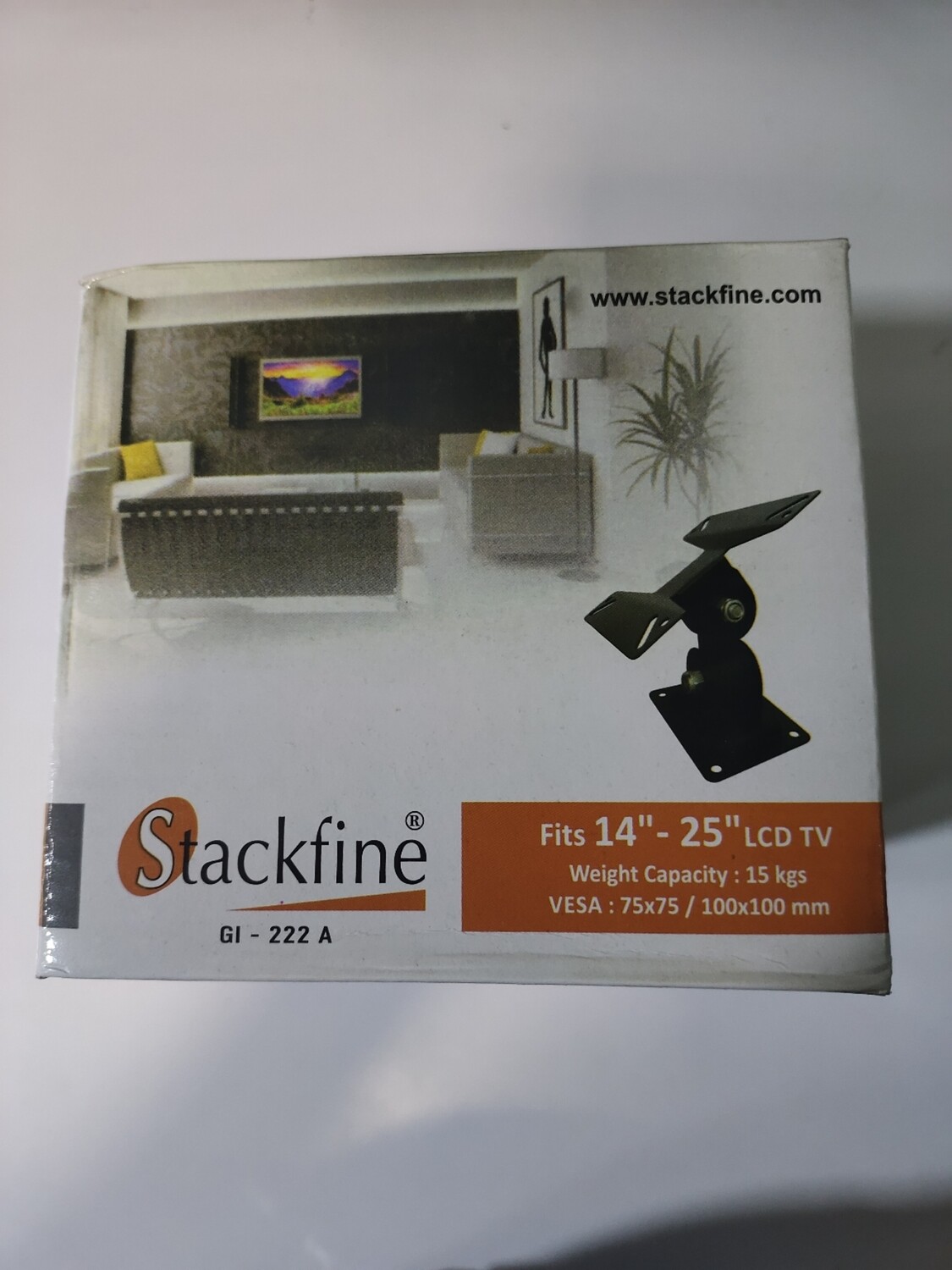 Stackfine 14 to 25 Wall Mount for LCD, LED, TV, 222A, Mov