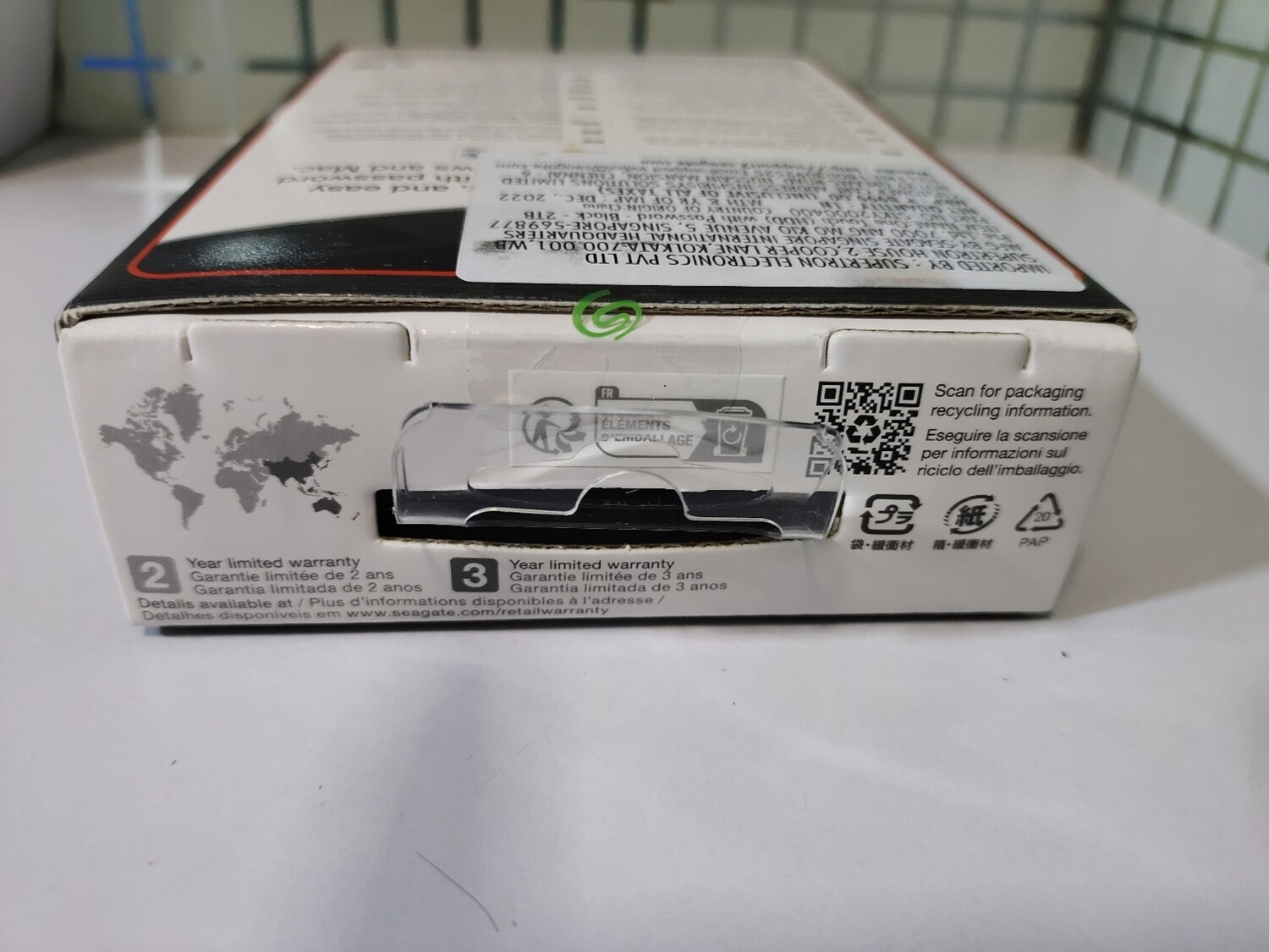 Seagate One Touch 2TB External HDD with Password Protection Black Seagate One Touch 2TB External HDD with Password Protection Black