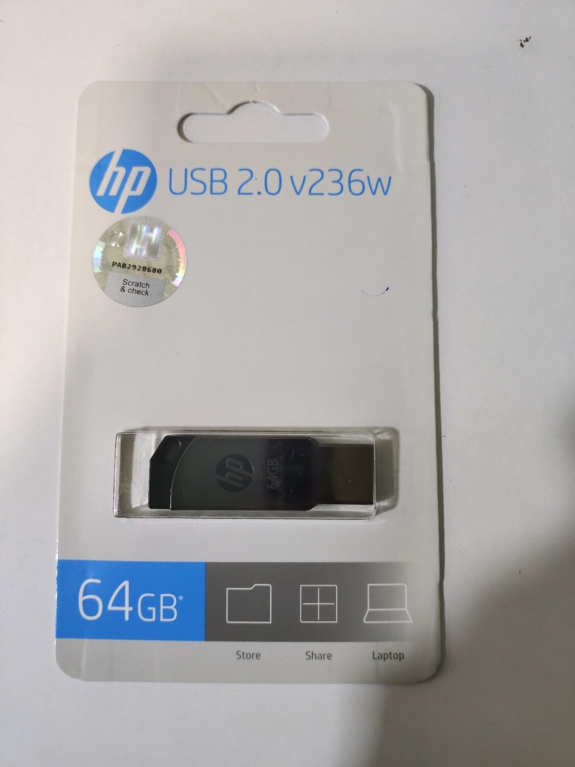 HP 64GB Pen Drive, 2.0 V236W HP 64GB Pen Drive, 2.0 V236W