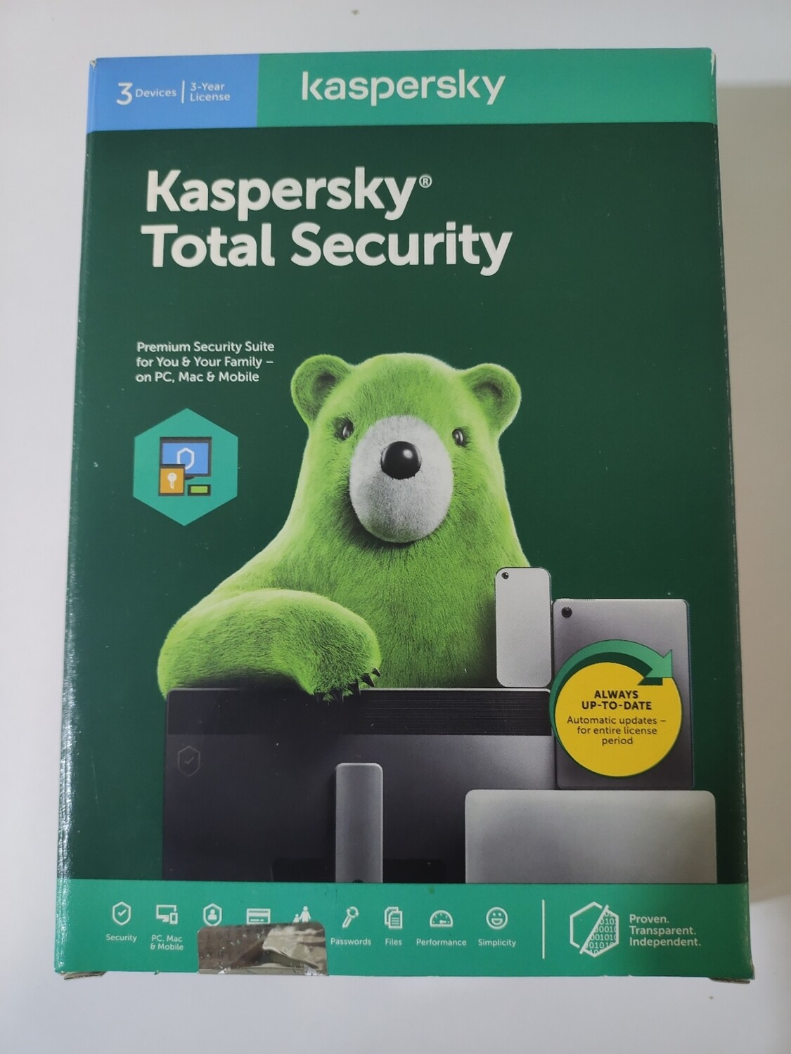 3 User, 3 Year, Kaspersky Total Security