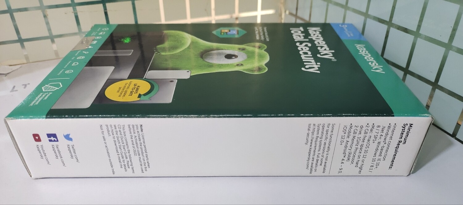 3 User, 3 Year, Kaspersky Total Security