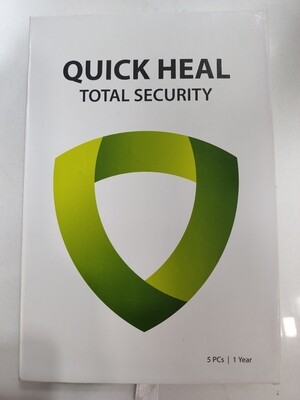 5 User, 1 Year, Quick Heal Total Security