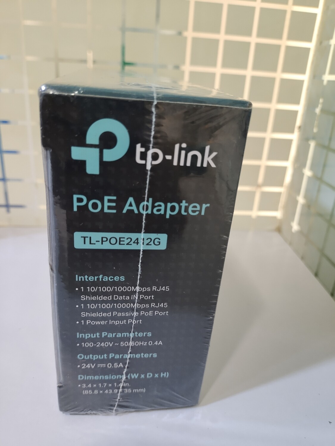 TP Link POE2412G Gigabit 24VDC Passive PoE Adapter