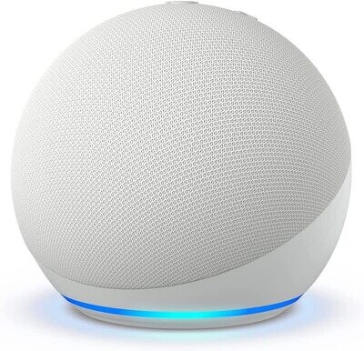 Amazon Echo Dot 5th Gen, Alexa Smart Speaker, White