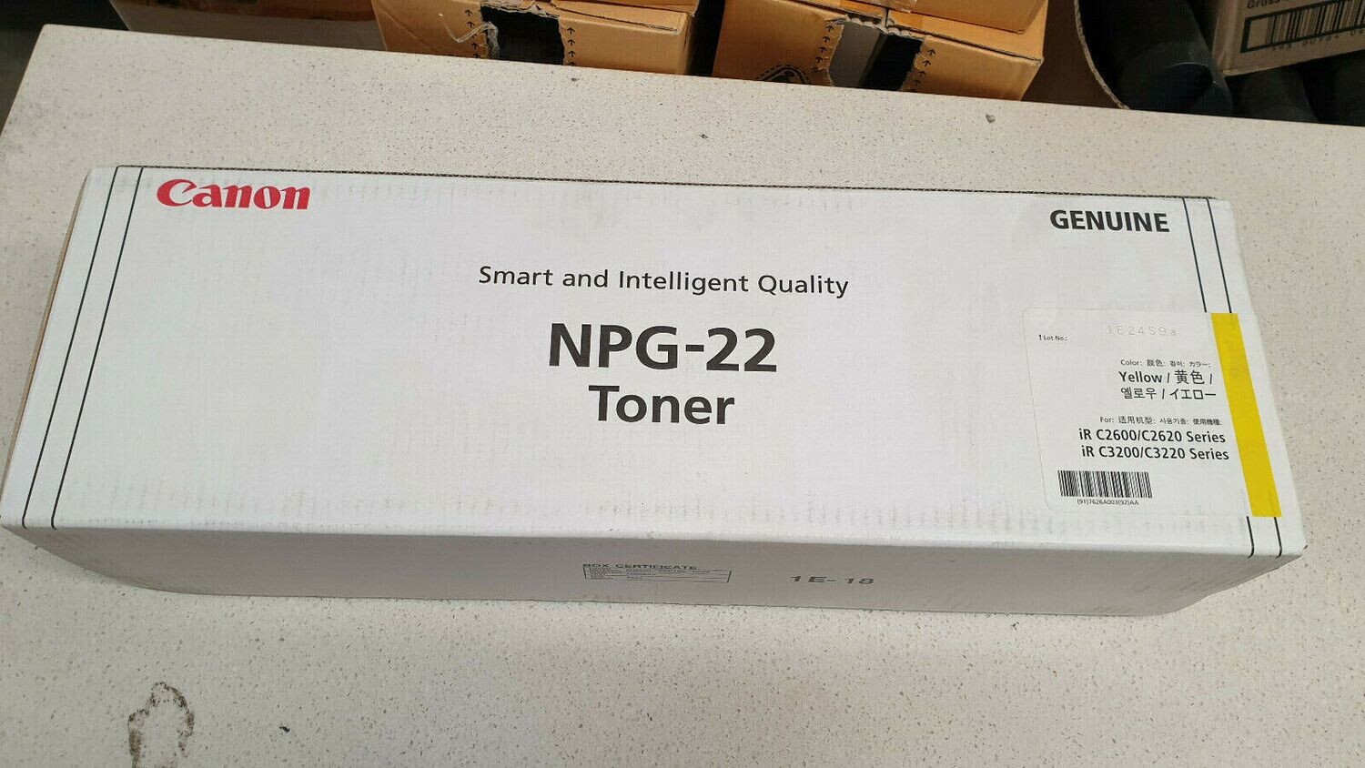 Canon NPG 22 Yellow Toner Cartridge
