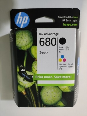 HP 680 Combo Pack, Ink Cartridge