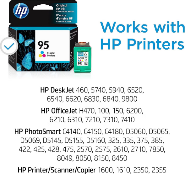 HP 95 Tri-color Ink Cartridge