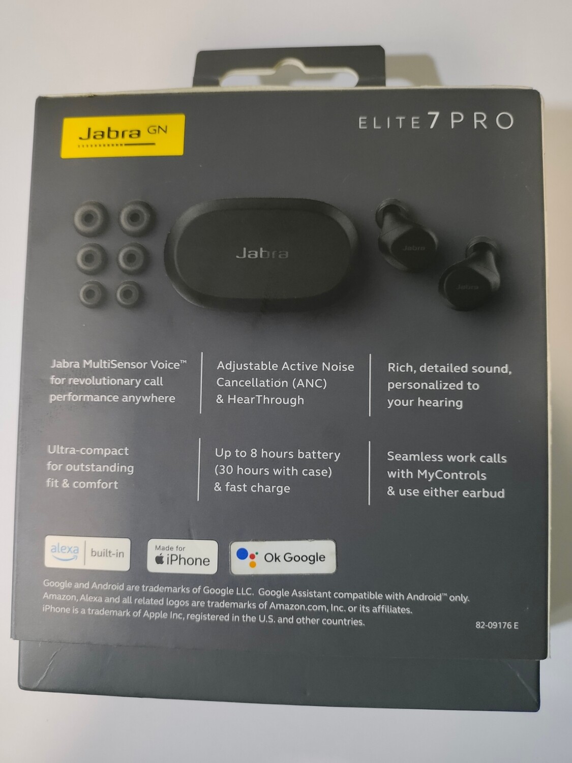 Jabra Elite 7 Pro Earbuds, Black