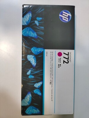 HP 772 Magenta DesignJet Ink Cartridge, 300ml (CN629A)