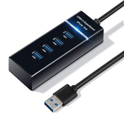 4-Port USB Hub with USB 3.0 Super Speed