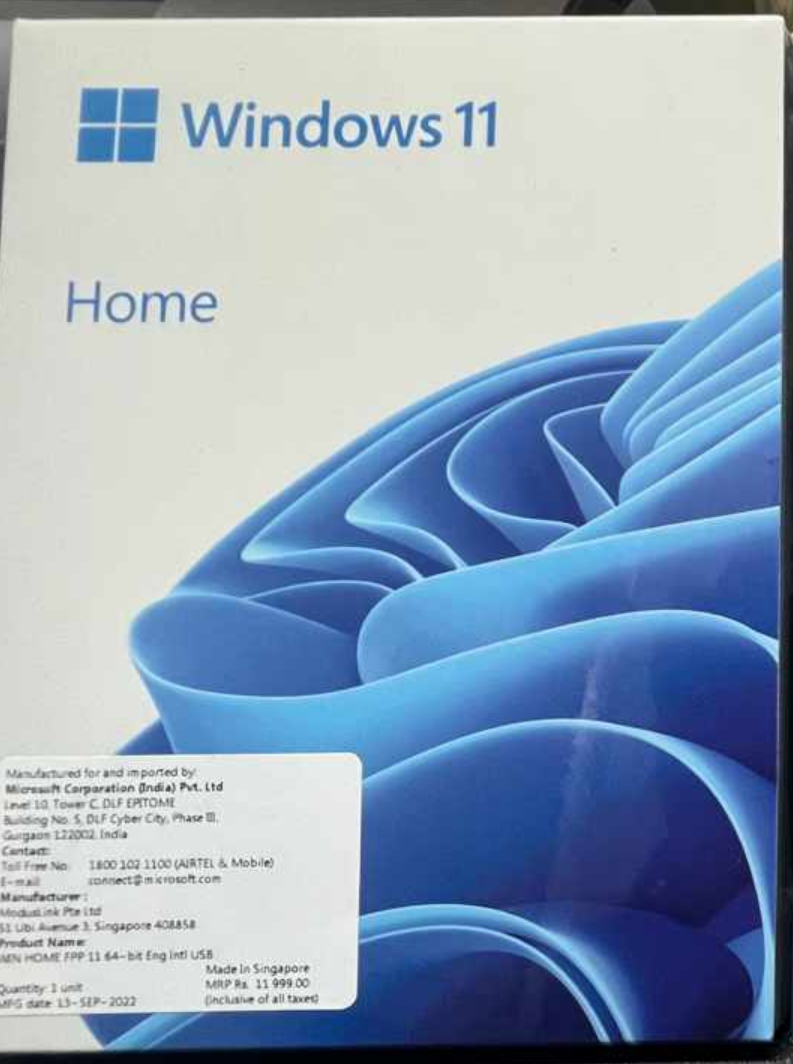Microsoft Windows 11 Home Microsoft Windows 11 Home