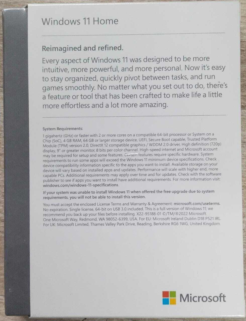 Microsoft Windows 11 Home Microsoft Windows 11 Home