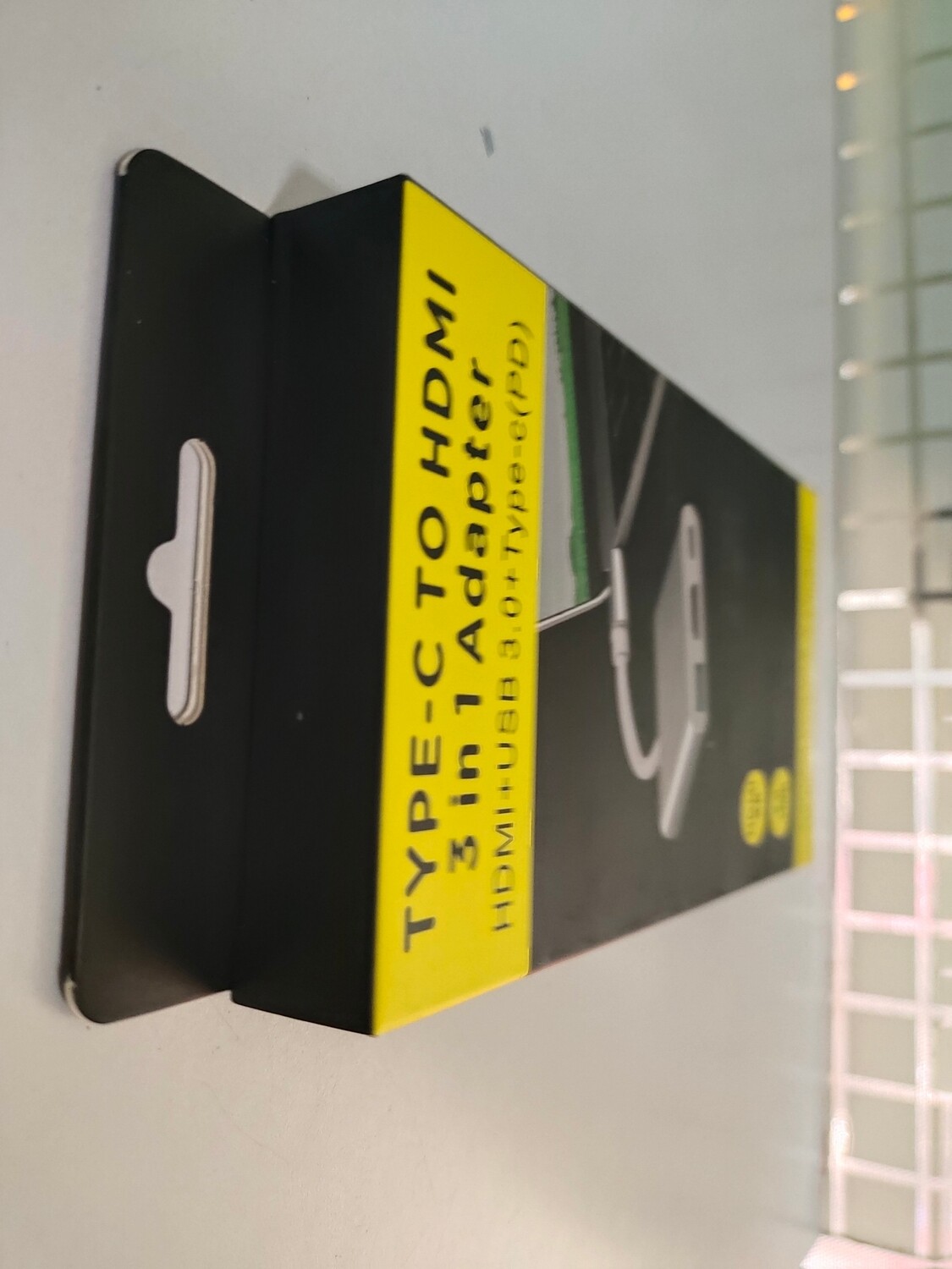 3-in-1 Type C Adapter to Type-c, HDMI, USB