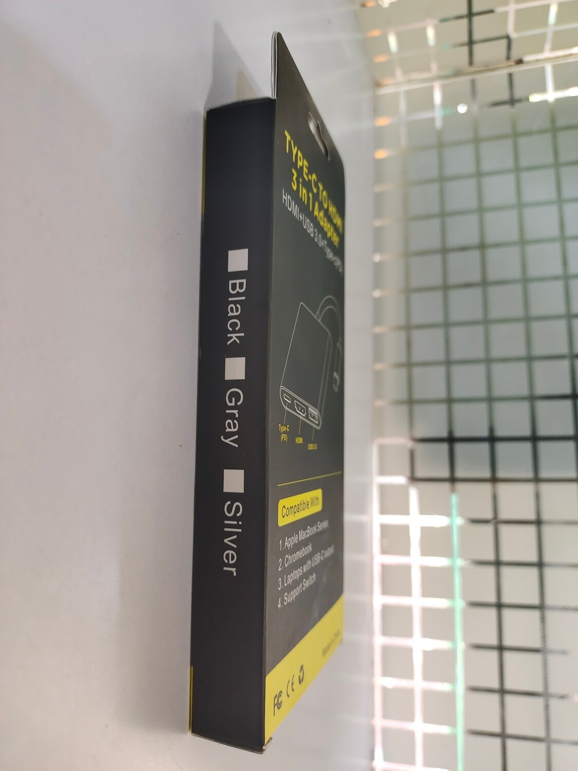 3-in-1 Type C Adapter to Type-c, HDMI, USB